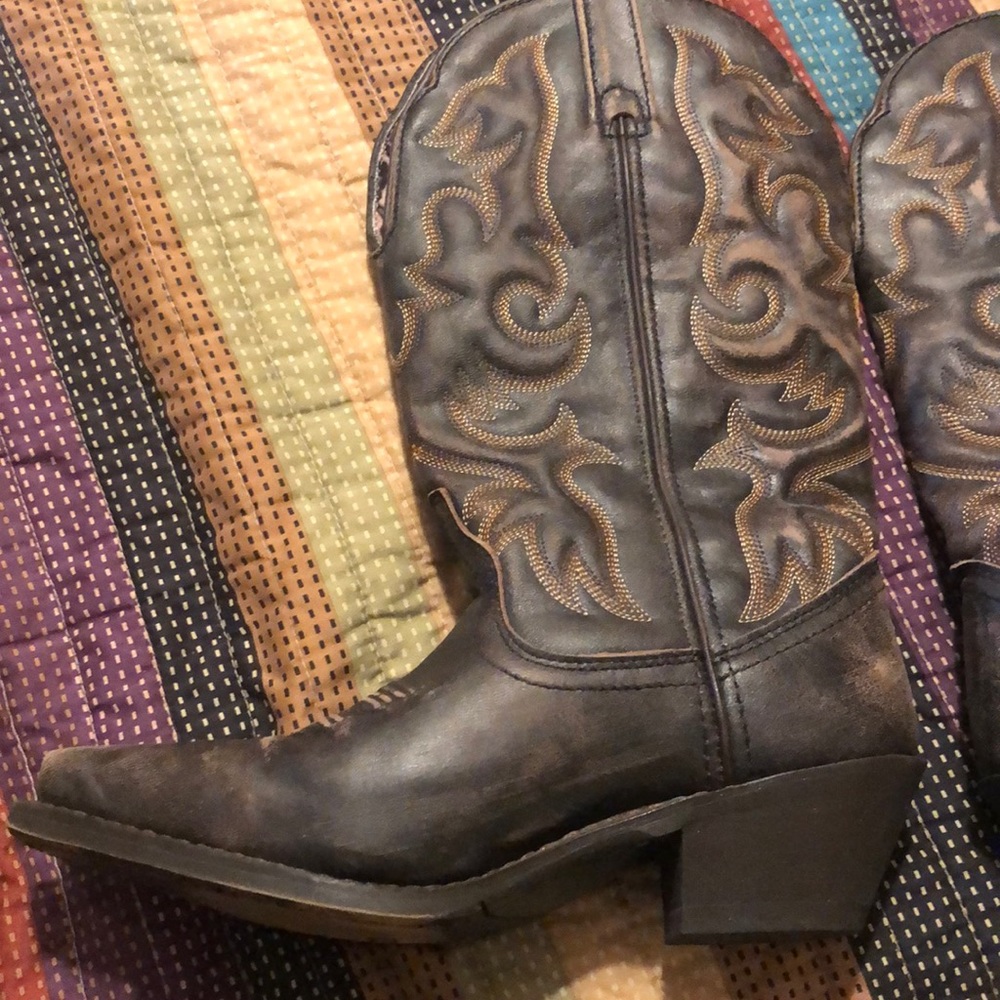 Laredo boots, size 7, wide calf, worn once